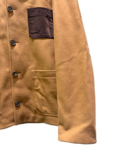 MARNI（マルニ）MARNI (マルニ) ダブルスプラッタブルウールフェルトワークウェアジャケット ブラウン サイズ:50の古着・服飾アイテム