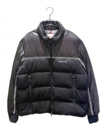 MONCLER（モンクレール）の古着「MICHAEL/レタープリントカラーブロックダウンジャケット 」｜ブラック