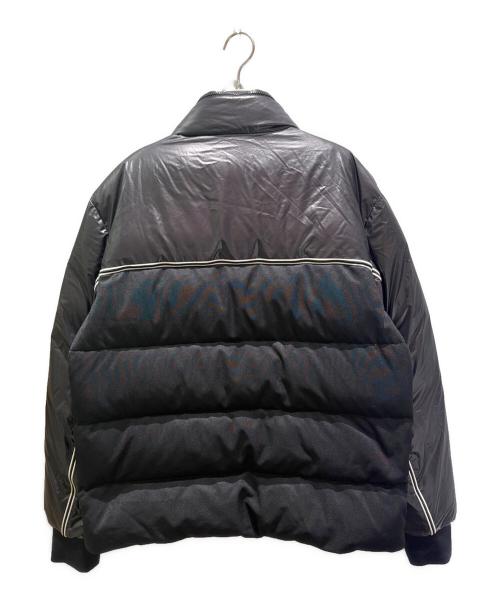 MONCLER（モンクレール）MONCLER (モンクレール) MICHAEL/レタープリントカラーブロックダウンジャケット  ブラック サイズ:5の古着・服飾アイテム