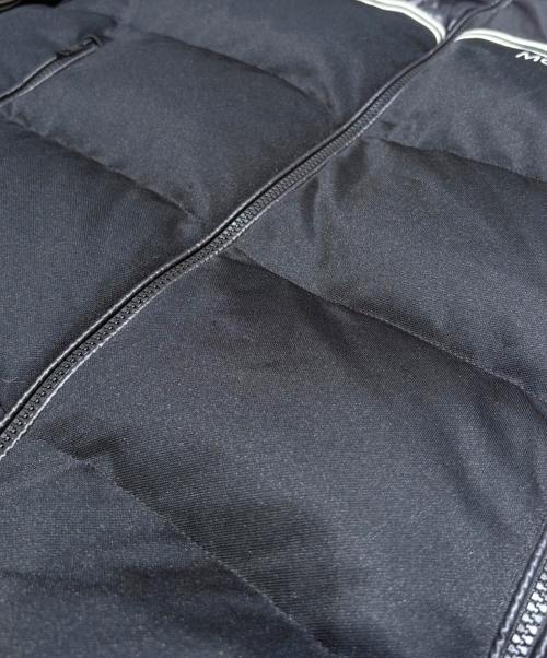 MONCLER（モンクレール）MONCLER (モンクレール) MICHAEL/レタープリントカラーブロックダウンジャケット  ブラック サイズ:5の古着・服飾アイテム