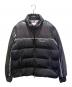 MONCLER（モンクレール）の古着「MICHAEL/レタープリントカラーブロックダウンジャケット 」｜ブラック