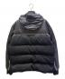 中古・古着 MONCLER (モンクレール) MICHAEL/レタープリントカラーブロックダウンジャケット  ブラック サイズ:5：110000円