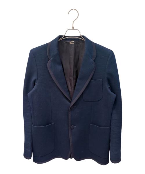 GUCCI（グッチ）GUCCI (グッチ) GG柄テーラードジャケット ネイビー サイズ:48の古着・服飾アイテム