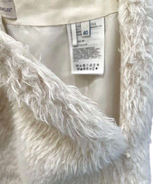 MONCLER（モンクレール）MONCLER (モンクレール) GONNA/ロゴパッチスカート ホワイト サイズ:40の古着・服飾アイテム