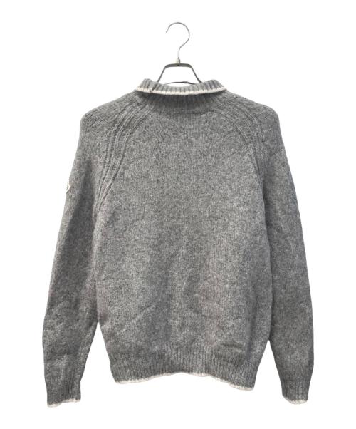 MONCLER（モンクレール）MONCLER (モンクレール) タートルネックニット グレー サイズ:Ｌの古着・服飾アイテム