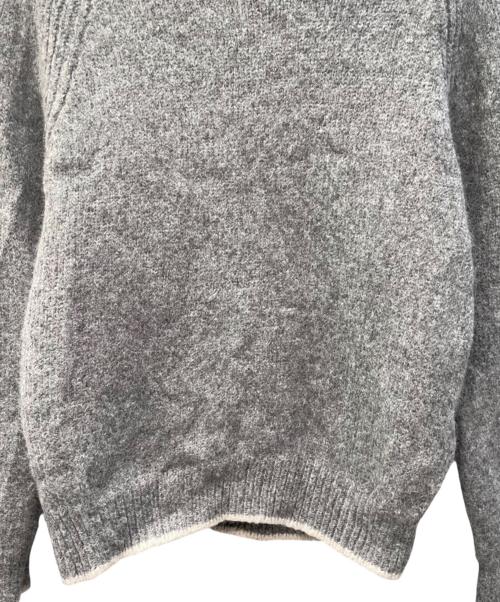 MONCLER（モンクレール）MONCLER (モンクレール) タートルネックニット グレー サイズ:Ｌの古着・服飾アイテム