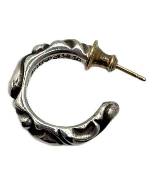 CHROME HEARTS（クロムハーツ）CHROME HEARTS (クロムハーツ) HOOP SCROOL 1/スクロールフープピアスの古着・服飾アイテム
