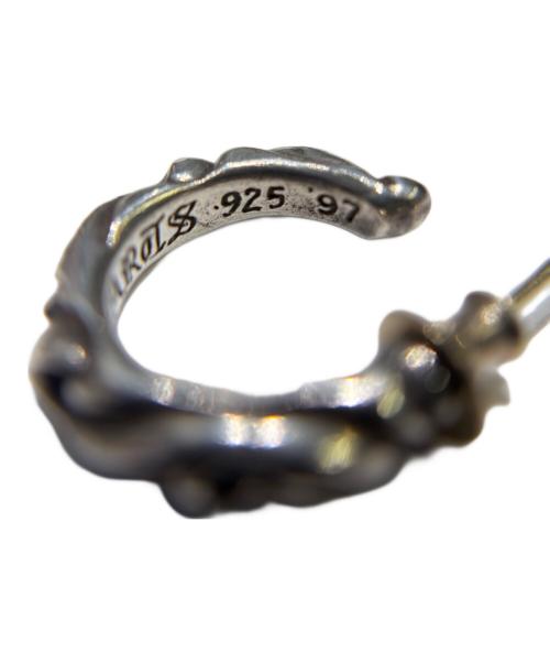 CHROME HEARTS（クロムハーツ）CHROME HEARTS (クロムハーツ) HOOP SCROOL 1/スクロールフープピアスの古着・服飾アイテム