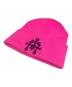 CHROME HEARTS（クロムハーツ）の古着「Cemetery Cross Patch Beanie」｜ショッキングピンク