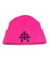 CHROME HEARTS (クロムハーツ) Cemetery Cross Patch Beanie ショッキングピンク サイズ:FREE：70000円
