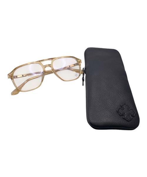 CHROME HEARTS（クロムハーツ）CHROME HEARTS (クロムハーツ) ZIPHER/伊達眼鏡 クリア サイズ:55□18-148の古着・服飾アイテム