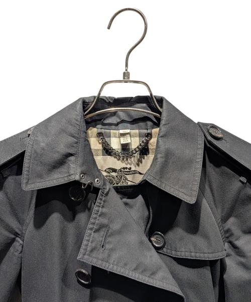 BURBERRY（バーバリー）BURBERRY (バーバリー) ケンジントン トレンチコート ブラック サイズ:34の古着・服飾アイテム
