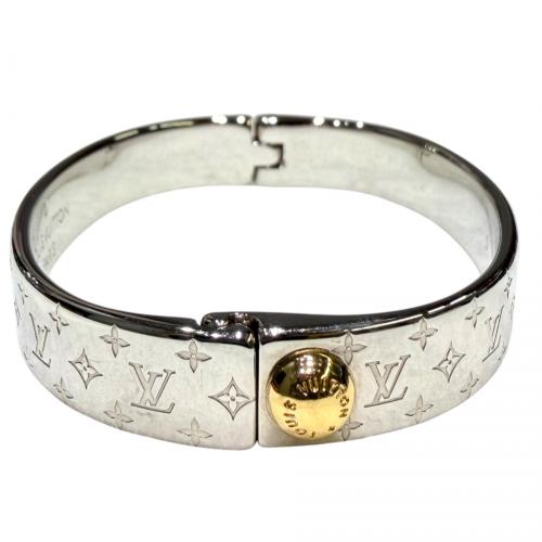 LOUIS VUITTON（ルイ ヴィトン）LOUIS VUITTON (ルイ ヴィトン) カフ・ナノグラム シルバー サイズ:Sの古着・服飾アイテム
