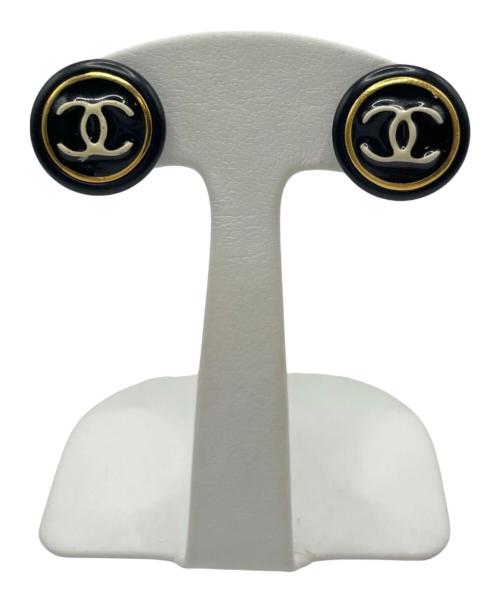 CHANEL（シャネル）CHANEL (シャネル) ココマークイヤリング ブラックの古着・服飾アイテム