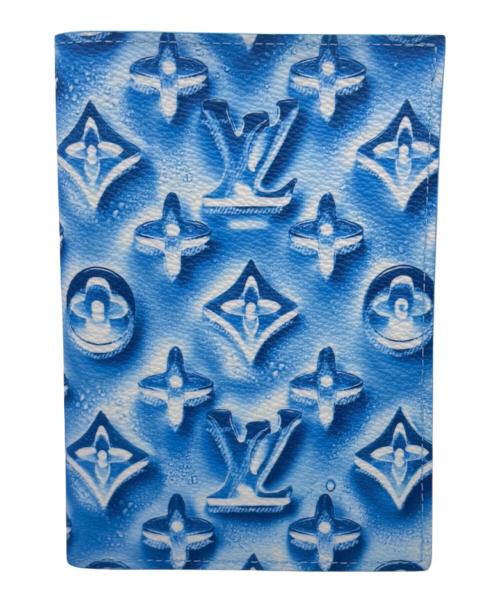 LOUIS VUITTON（ルイ ヴィトン）LOUIS VUITTON (ルイ ヴィトン) パスポートカバー クーヴェルテュール・パスポール パスポートカバー クーヴェルテュール・パスポール/パスポートケース フローズンブルーの古着・服飾アイテム