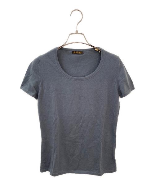 LORO PIANA（ロロピアーナ）LORO PIANA (ロロピアーナ) 半袖ニット グレー サイズ:44の古着・服飾アイテム