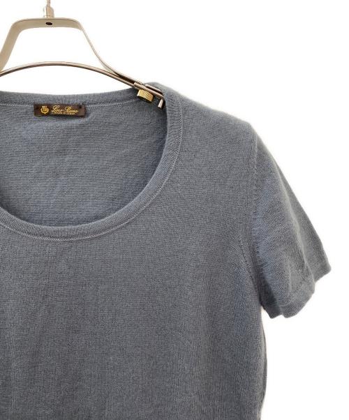 LORO PIANA（ロロピアーナ）LORO PIANA (ロロピアーナ) 半袖ニット グレー サイズ:44の古着・服飾アイテム