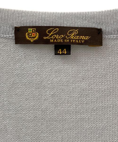 LORO PIANA（ロロピアーナ）LORO PIANA (ロロピアーナ) 半袖ニット スカイブルー サイズ:44の古着・服飾アイテム