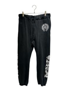 CHROME HEARTS（クロムハーツ）の古着「Horseshoe Logo Sweatpants/ホースシューロゴスウェットパンツ」｜ブラック