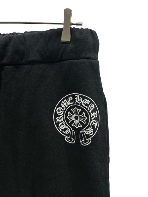 CHROME HEARTS（クロムハーツ）CHROME HEARTS (クロムハーツ) Horseshoe Logo Sweatpants/ホースシューロゴスウェットパンツ ブラック サイズ:Lの古着・服飾アイテム