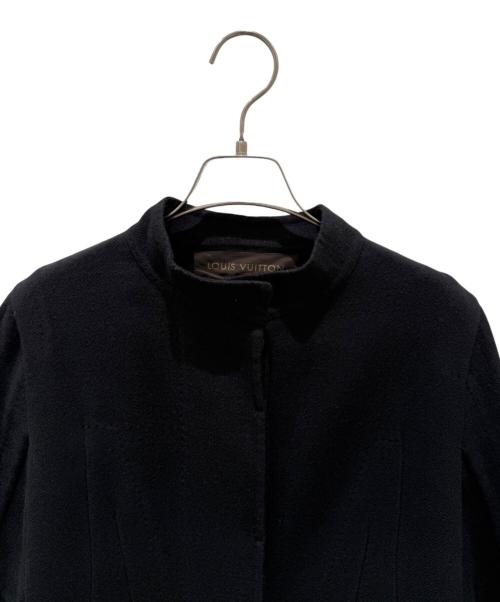 LOUIS VUITTON（ルイ ヴィトン）LOUIS VUITTON (ルイ ヴィトン) ウールロングコート ブラック サイズ:38の古着・服飾アイテム