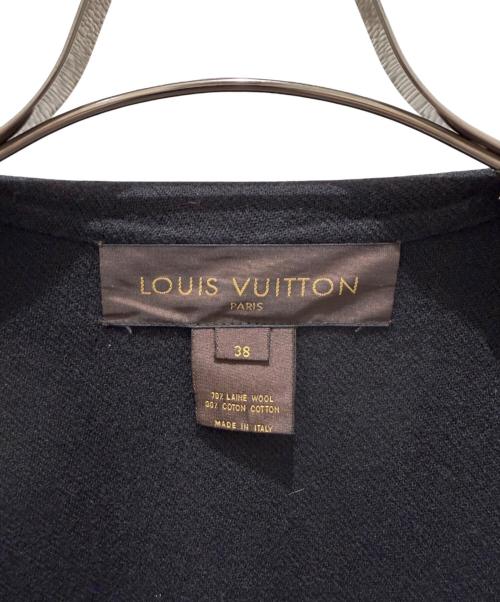 LOUIS VUITTON（ルイ ヴィトン）LOUIS VUITTON (ルイ ヴィトン) ウールロングコート ブラック サイズ:38の古着・服飾アイテム
