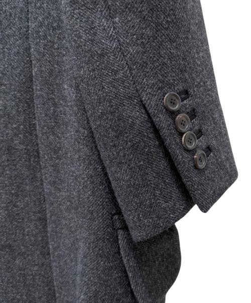 LOUIS VUITTON（ルイ ヴィトン）LOUIS VUITTON (ルイ ヴィトン) ウールダブルコート グレー サイズ:40の古着・服飾アイテム