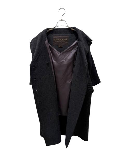 LOUIS VUITTON（ルイ ヴィトン）LOUIS VUITTON (ルイ ヴィトン) ウールダブルコート グレー サイズ:40の古着・服飾アイテム