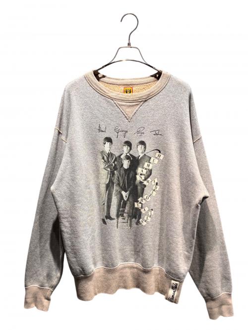 HUMAN MADE（ヒューマンメイド）HUMAN MADE (ヒューマンメイド) BEATLES SWEATSHIRT グレー サイズ:XLの古着・服飾アイテム