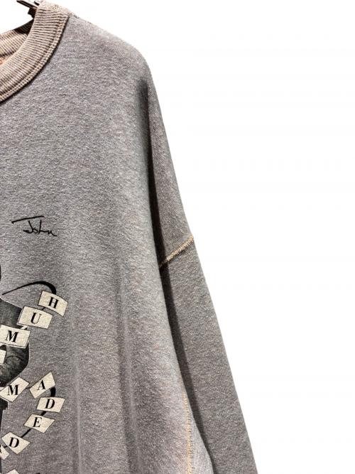 HUMAN MADE（ヒューマンメイド）HUMAN MADE (ヒューマンメイド) BEATLES SWEATSHIRT グレー サイズ:XLの古着・服飾アイテム