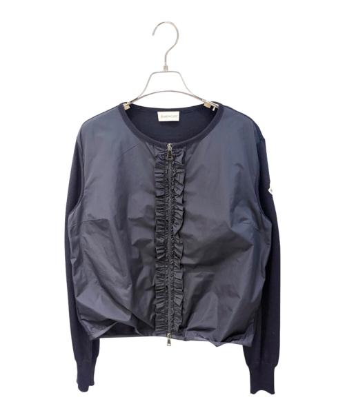 MONCLER（モンクレール）MONCLER (モンクレール) CARDIGAN TRICOT/ジップカーディガン ネイビー サイズ:Mの古着・服飾アイテム