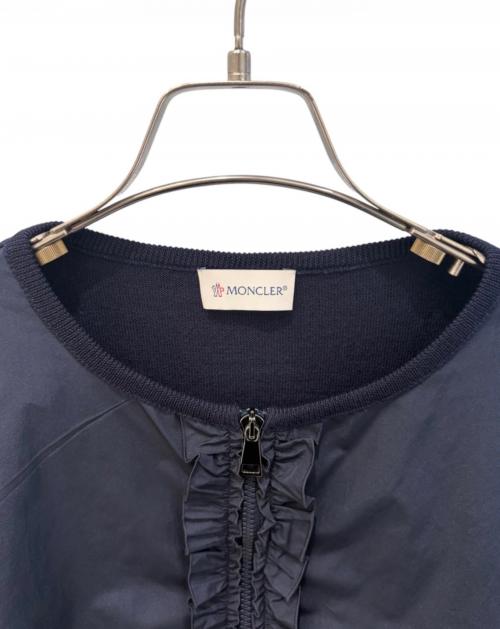 MONCLER（モンクレール）MONCLER (モンクレール) CARDIGAN TRICOT/ジップカーディガン ネイビー サイズ:Mの古着・服飾アイテム