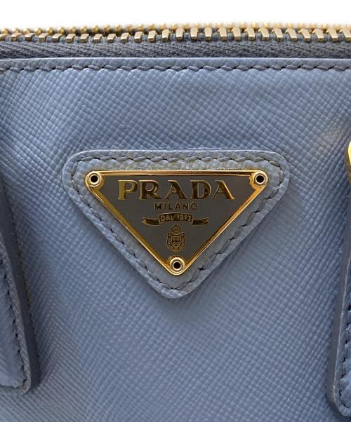 PRADA（プラダ）PRADA (プラダ) 2WAYショルダーバッグ ブルーの古着・服飾アイテム