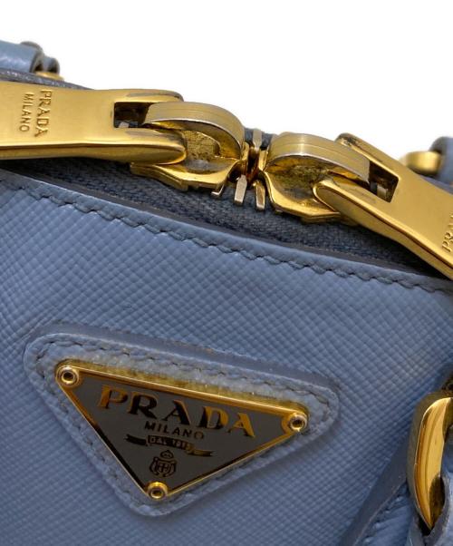 PRADA（プラダ）PRADA (プラダ) 2WAYショルダーバッグ ブルーの古着・服飾アイテム