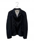 COMME des GARCONS COMME des GARCONSコムデギャルソン コムデギャルソン）の古着「ポリ縮 ステッチワーク 4B テーラードジャケット」｜ブラック