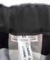 中古・古着 COMME des GARCONS COMME des GARCONS (コムデギャルソン コムデギャルソン) ブロックチェック柄 切替デザインスカート ホワイト×ブラック サイズ:M：40000円