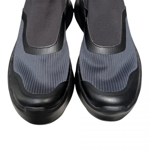 COMME des GARCONS（コムデギャルソン）COMME des GARCONS (コムデギャルソン) SALOMON (サロモン) SLIP ON PLATFORM/スリップオンプラットフォーム ブラック サイズ:24の古着・服飾アイテム