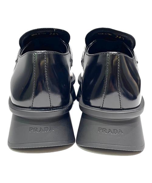 PRADA（プラダ）PRADA (プラダ) Re-Edition イコールプラットフォームローファー ブラック サイズ:36 1/2の古着・服飾アイテム