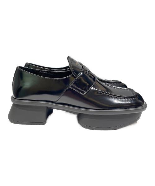 PRADA（プラダ）PRADA (プラダ) Re-Edition イコールプラットフォームローファー ブラック サイズ:36 1/2の古着・服飾アイテム
