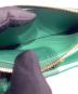 中古・古着 BOTTEGA VENETA (ボッテガベネタ) ミディアムイントレチャート二つ折りファスナーウォレット グリーン：80000円