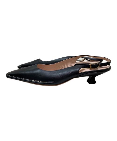 TOD'S（トッズ）TOD'S (トッズ) レザーパンプス ブラック サイズ:38の古着・服飾アイテム