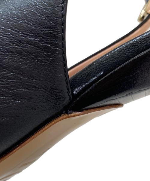 TOD'S（トッズ）TOD'S (トッズ) レザーパンプス ブラック サイズ:38の古着・服飾アイテム