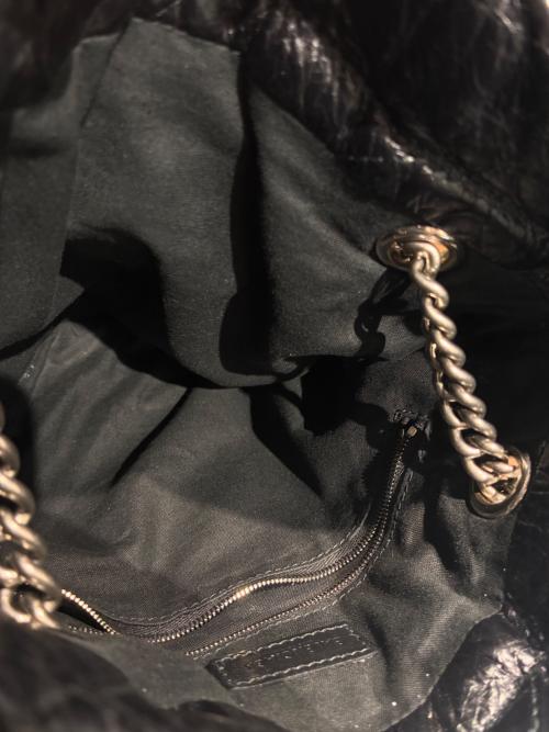 BALENCIAGA（バレンシアガ）BALENCIAGA (バレンシアガ) チェーンショルダーバッグ ブラックの古着・服飾アイテム