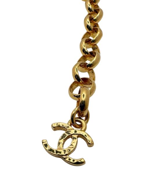 CHANEL（シャネル）CHANEL (シャネル) CCロゴネックレス シルバー×ゴールドの古着・服飾アイテム