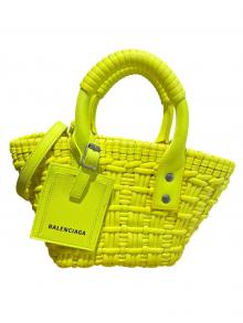BALENCIAGA（バレンシアガ）の古着「ビストロ XXS 2WAYバッグ」｜イエロー