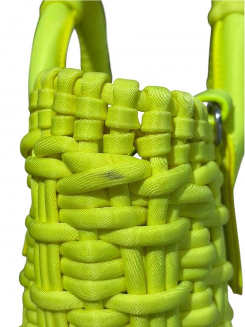 BALENCIAGA（バレンシアガ）BALENCIAGA (バレンシアガ) ビストロ XXS 2WAYバッグ イエロー サイズ:XXSの古着・服飾アイテム