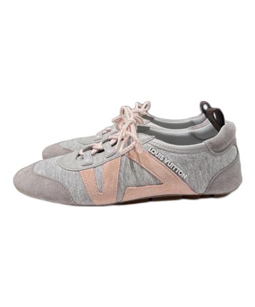 LOUIS VUITTON（ルイ ヴィトン）LOUIS VUITTON (ルイ ヴィトン) LV スニーカリーナ/1AK5FJ ピンク×グレー サイズ:37の古着・服飾アイテム