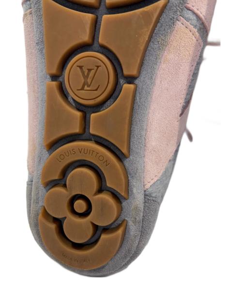 LOUIS VUITTON（ルイ ヴィトン）LOUIS VUITTON (ルイ ヴィトン) LV スニーカリーナ/1AK5FJ ピンク×グレー サイズ:37の古着・服飾アイテム