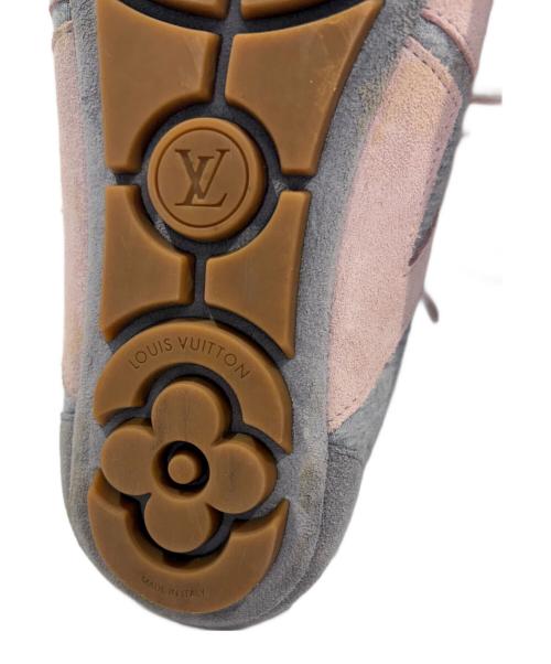 LOUIS VUITTON（ルイ ヴィトン）LOUIS VUITTON (ルイ ヴィトン) LV スニーカリーナ/1AK5FJ ピンク×グレー サイズ:37の古着・服飾アイテム