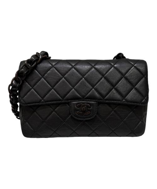 CHANEL（シャネル）CHANEL (シャネル) マトラッセ25 ターンロック プラスチックチェーン ショルダーバッグ ブラック サイズ:25の古着・服飾アイテム